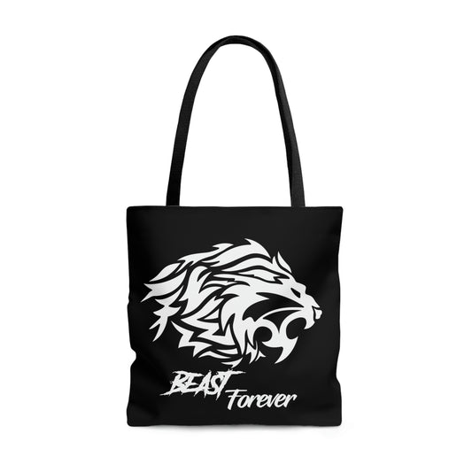Black and White Beast Tote Bag